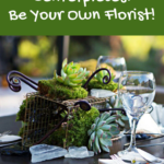 DIY Succulent Centerpieces Be Your Own Florist - Pinterest title image