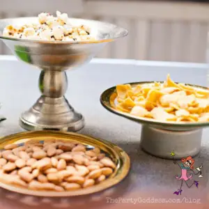 Score Style Points At Your Next Football Party! It's Super Bowl time! The Party Goddess, LA's best full service event planner who makes any party ridiculously fab, scores big with football party ideas! Check it out at https://thepartygoddess.com/score-style-points-next-football-party #superbowl #footballparty #partyplanner #eventprofts @maiasphoto - football snacks image