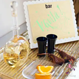 Score Style Points At Your Next Football Party! It's Super Bowl time! The Party Goddess, LA's best full service event planner who makes any party ridiculously fab, scores big with football party ideas! Check it out at https://thepartygoddess.com/score-style-points-next-football-party #superbowl #footballparty #partyplanner #eventprofts @maiasphoto - tequila bar image