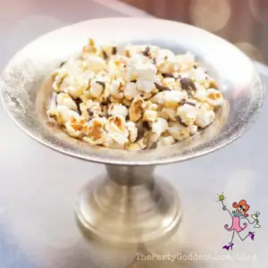 Score Style Points At Your Next Football Party! It's Super Bowl time! The Party Goddess, LA's best full service event planner who makes any party ridiculously fab, scores big with football party ideas! Check it out at https://thepartygoddess.com/score-style-points-next-football-party #superbowl #footballparty #partyplanner #eventprofts @maiasphoto - carmel corn image