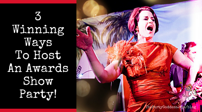 3 Winning Ways To Host An Awards Show Party! Not walking the red carpet this year? No big! The Party Goddess!, LA's best full-service event planner, helps you host the hottest awards show party! Check it out at https://thepartygoddess.com/3-winning-ways-host-awards-show-party #grammys #partyplanner #eventplanner #eventprofs - blog image