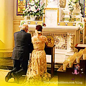 Wedding Ceremony Ideas: Say "I Do" YOUR Way! Where and how will you say "I do"? The Party Goddess!, LA's best full service event planner, shares ideas to make your wedding ceremony ridiculously fab! Check it out at https://thepartygoddess.com/wedding-ceremony-ideas-your-way @maiasphoto @christinechang #thebecker #minaretphotography #weddingplanner - church ceremony image