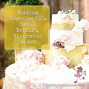 Wedding Planning 101: Small Details, Big Impact! All about the details! The Party Goddess, LA's best full service event planner, shares wedding planning ideas to make your big day ridiculously fabulous! Check it out at https://thepartygoddess.com/wedding-planning-101-small-details-big-impact #eventprofs #weddingday @christinechang - recap image