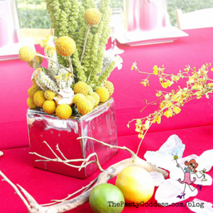 Buh-Bye Winter! Fresh Ideas For Spring Decor! New season, new look! The Party Goddess!, LA's best full service event planner, shares spring decor ideas to make your next party ridiculously fabulous! #partyplanner #eventprofs - tablescape image