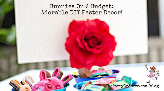 Bunnies On A Budget: Adorable DIY Easter Decor! | The Party Goddess