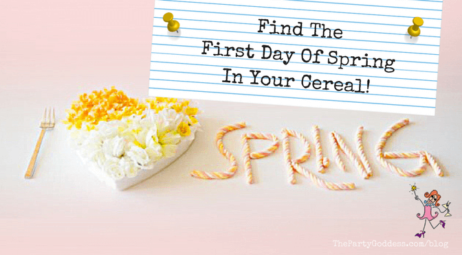 Find The First Day Of Spring In Your Cereal!