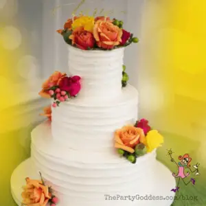 Gorgeous Wedding Cake Ideas Eat Slice Love - photo 5 - white cake with bright fresh flowers
