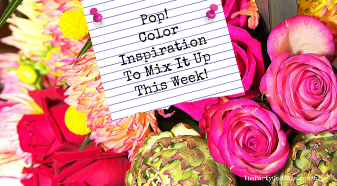 Pop! Color Inspiration To Mix It Up This Week! What inspires you? The Party Goddess!, LA's best full service party planner, goes bold with color inspiration for your next ridiculously fab event! Check it out at https://thepartygoddess.com/pop-color-inspiration-mix-it-up @christinechang @maiasphoto #thebecker #eventplanner #eventprofs - blog image