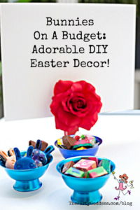 Bunnies On A Budget: Adorable DIY Easter Decor! - Pinterest title image