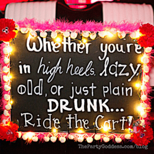 Express Yourself! Awesome Event Signage Ideas! | The Party Goddess!