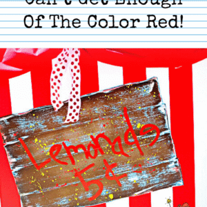 Sizzle! Can’t Get Enough Of The Color Red! - Pinterest title image