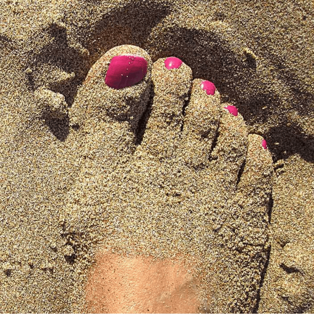 Goddess feet pics When The Dogs Are Tired Get A Foot Massage Image Of Foot In Sand The Party Goddessthe Party Goddess