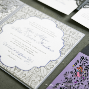 Luxurious Custom Wedding Invitations We Love! | The Party Goddess!
