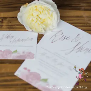 Luxurious Custom Wedding Invitations We Love! | The Party Goddess!