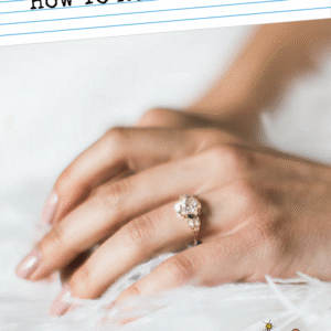 Wedding Ring Styles: How To Rock "The Rock!” - Pinterest title image