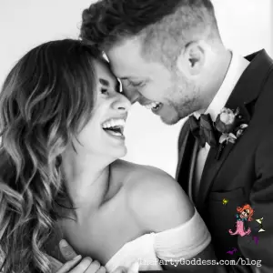 Portrait Perfect Black And White Wedding Photos | The Party Goddess!