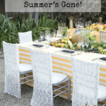 Outdoor Tablescapes To Try Before Summer’s Gone - Pinterest title image