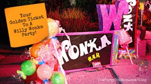 Your Golden Ticket To A Willy Wonka Party! | The Party Goddess!