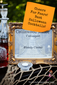 Cheers For Fears! Best Halloween Cocktails! – Pinterest title image