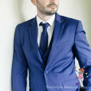Blue Crush! Loving The Blue Suit Wedding Trend! | The Party Goddess!
