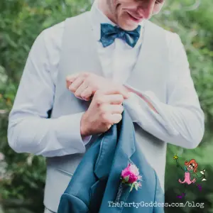 Blue Crush! Loving The Blue Suit Wedding Trend! | The Party Goddess!