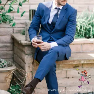 Blue Crush! Loving The Blue Suit Wedding Trend! | The Party Goddess!