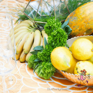 Centerpiece How-To: Farm To Thanksgiving Table! | The Party Goddess!