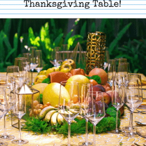 Centerpiece How-To: Farm To Thanksgiving Table! - Pinterest title image