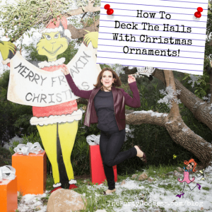 How To Deck The Halls With Christmas Ornaments! | The Party Goddess!