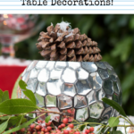Favorite Things: Holiday Table Decorations! - Pinterest title image