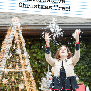 Go Green! (Or Not!) Alternative Christmas Tree! - Pinterest title image