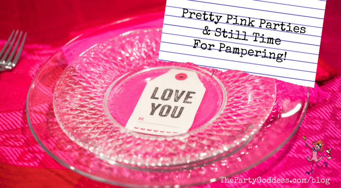 blog title image - clear plate on pink tablecloth with "love you" on tag under plate