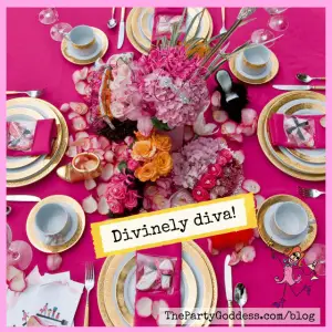 pink tablescape