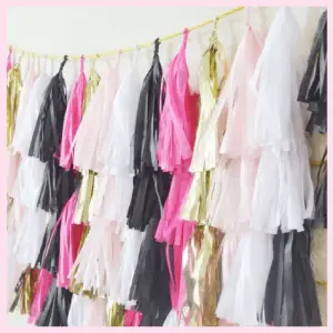 tassle photo backdrop