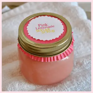 pink lemonade sugar scrub