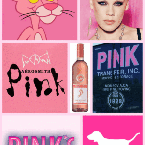 "pink" collage