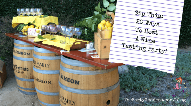 blog title image - wine barrels used as a table