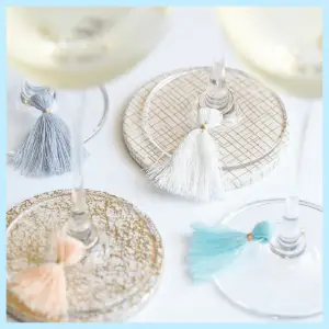 tassle wine charms