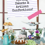 Colorful Spring Sweets & Artisan Confections! - Pinterest title image