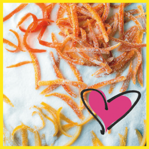 Colorful Spring Sweets & Artisan Confections! - candied orange and lemon peels