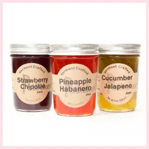 Colorful Spring Sweets & Artisan Confections! - 3 jars of Potlicker Kitchen jam