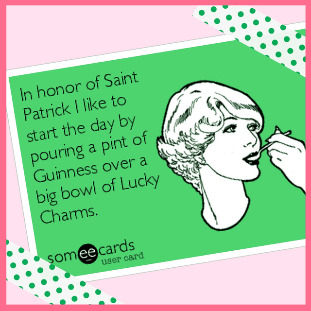 Get Lucky With Green & Rainbow Everything - pic 1 - St. Patrick's Day quote  - The Party GoddessThe Party Goddess