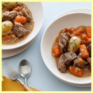 Get Lucky With Green & Rainbow Everything! - Irish stew