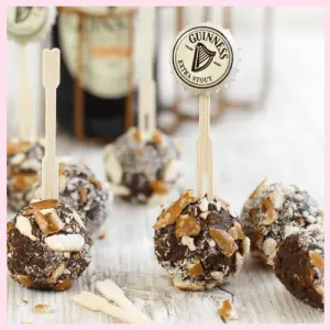 Get Lucky With Green & Rainbow Everything! - guinness pretzel truffles