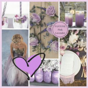 2018 Wedding Trend Predictions From The Experts - wedding collage in lavender