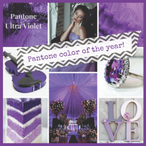 2018 Wedding Trend Predictions From The Experts - wedding collage in ultra violet