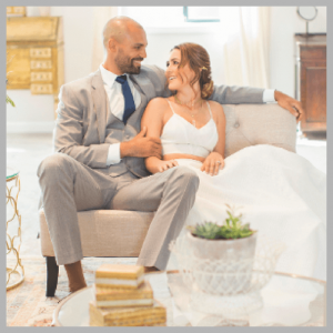 2018 Wedding Trend Predictions From The Experts - photo of bride and groom on sofa