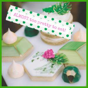 2018 Wedding Trend Predictions From The Experts - pretty wedding cookies