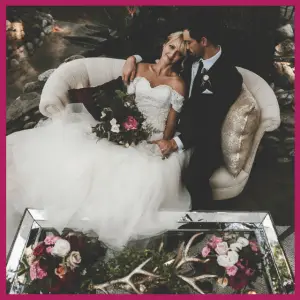 2018 Wedding Trend Predictions From The Experts - bride and groom on sofa