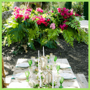 2018 Wedding Trends From Around The Globe! - garden tablescape